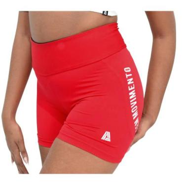 Imagem de Short Feminino Suplex Fitness Insanity Curve, Vermelho, G