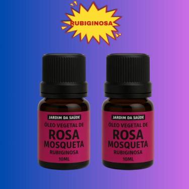 Imagem de 2 Óleo de Rosa Mosqueta Rubiginosa 100% Puro 10ML CADA para Pele - der