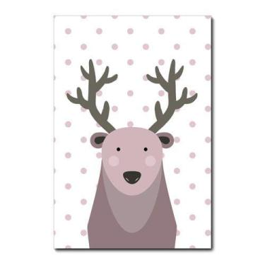 Imagem de Placa Decorativa - Alce - Infantil - 1475plmk - Allodi