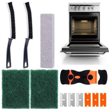Imagem de Kit de limpeza de forno Palksky Heavy Duty com escova para fendas e mu