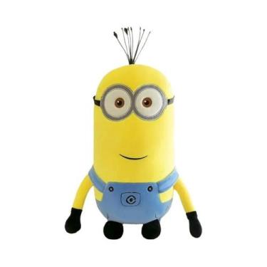Imagem de Almofada Minion Amarela 30CM Brinquedo De Pelúcia Macio Boneco Bob Par
