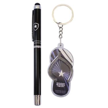 Imagem de Jg Caneta Metal Touch Screen Chaveiro Chinelo Botafogo - mileno