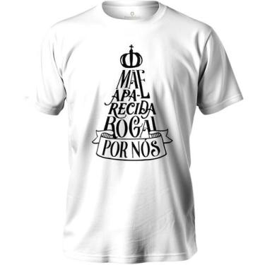 Imagem de Camiseta Católica Nossa Senhora Aparecida Feminina E Masculina Em Algo