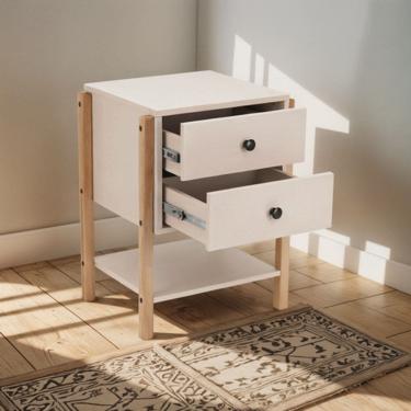 Imagem de Mesa De Cabeceira Astral Design Magali Madeira 60x46x40 Cm