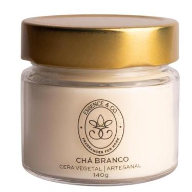 Imagem de Vela Aromática Perfumada Chá Branco 140g Essence e Co. - Essence & Co