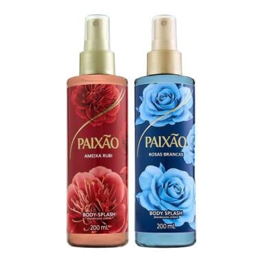 Imagem de Kit Body Splash Paixão Rosas Brancas + Ameixa Rubi 200ml