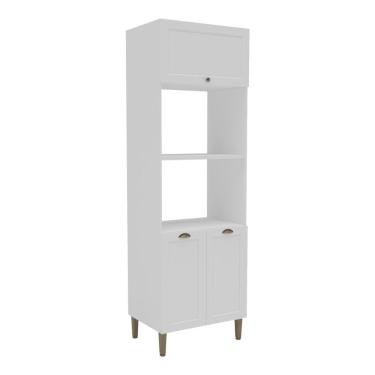 Imagem de Paneleiro de Cozinha Americana para Forno e Micro-ondas 70cm 3 Portas Multimóveis CR20490