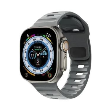 Imagem de Pulseira De Silicone Esportiva De 49mm 45mm 40mm 44mm 42mm 41mm 38mm P