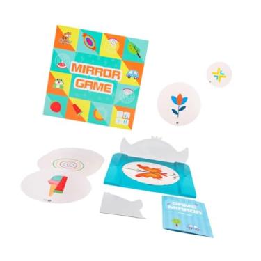 Imagem de Dynwave Jogo de de espelho, jogo de tabuleiro, engraçado portátil, Sensorial Educacional Primeiro Interativo para meninos para meninos