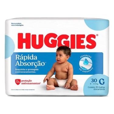 Imagem de Fralda Infantil Huggies Meguinha Tamanho G 30 Unidades - KIMBERLY CLAR