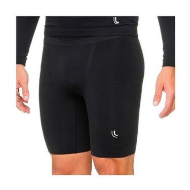 Imagem de Bermuda Térmica de Compressão Lupo I-Max Masculina, Preto, Pequeno