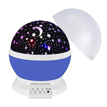 Imagem de Luzes noturnas para meninos com estrelas para quarto, projetor estrelado, lâmpada noturna para crianças presentes de aniversário para 3, 4, 5, 6 a 10 anos, brinquedos para meninos de 3 a 10 anos, presentes de Páscoa azul