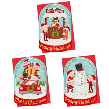 Imagem de Honeyplum Cartões de Natal com envelopes - Design de globo de neve