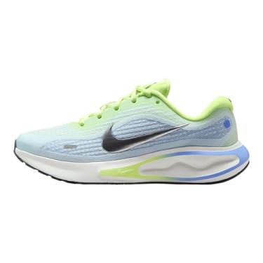 Imagem de Nike Tênis de corrida feminino Journey Run (FJ7765-700, limão claro/azul gelo/pulseira royal/prata metálico), Torção limão claro/prata metálica, 37