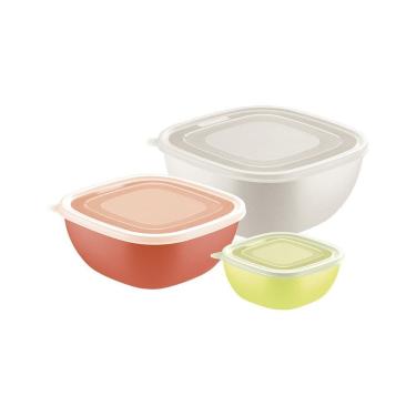 Imagem de Jogo de Potes Tramontina MixColor 25099880 com Tampa Colorido