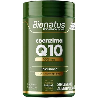 Imagem de Bionatus, Coenzima Q10, Suplemento alimentar, Ubiquinona 100mg, 30 cápsulas • 30 doses, Verde