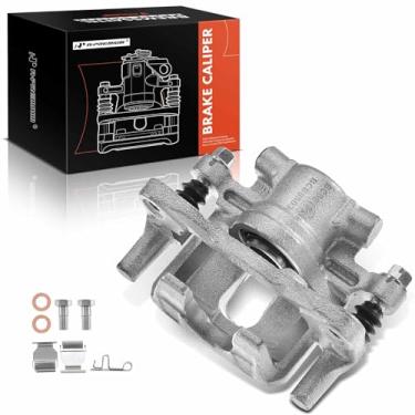 Imagem de A-Premium Conjunto de pinça de freio a disco com suporte compatível com modelos selecionados Chrysler, Dodge, Jeep e Mitsubishi - 200, Sebring, Avenger, Calibre, Bússola, Patriot, Lancer - Traseira