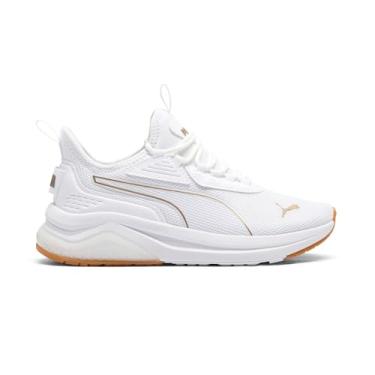 Imagem de PUMA Tênis feminino Amplifier, Ouro branco, 37