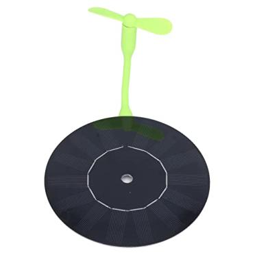 Imagem de Zhjvihx Ventilador de Carro Movido a Energia Solar, Elimina Odores Pequeno Ventilador de Carro USB Silicone Monocristalino para