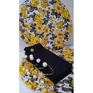 Imagem de Guardanapo - No encanto do lar , Preto