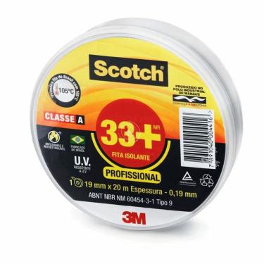 Imagem de Fita Isolante 19MM x 20 MTS - 33+ Scotch - 3M