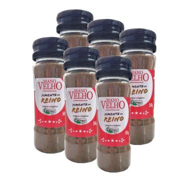 Imagem de Kit 6X: Pimenta do Reino Orgânica Mano Velho 50g