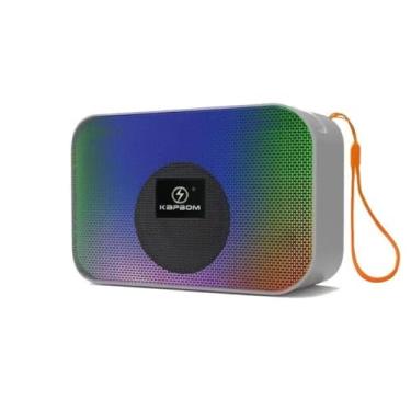Imagem de Caixa de Som Bluetooth Portátil 10W LED Multicolorido TWS Rádio FM USB Cartão