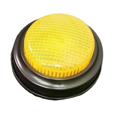 Imagem de MotiveTech Jogo de perguntas e respostas Beeper Game Show Crianças Presentes divertidos Botão de resposta Beeper Buzzer para concurso de conhecimento Competição, Amarelo