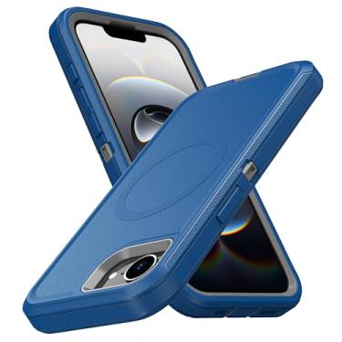 Imagem de MXX Capa compatível com iPhone 2025, capa protetora de 3 camadas, superprotetora, resistente, resistente, à prova de choque e poeira, projetada para Apple iPhone 4ª geração de capa de celular de 6,1