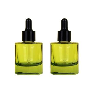Imagem de UPSTORE 2 frascos conta-gotas de vidro de 30 ml, frascos de óleo essencial âmbar com conta-gotas para amostras de perfume, essência, faça você mesmo, recipientes líquidos para cuidados com a pele