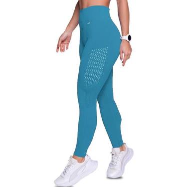 Imagem de Calça Legging Selene Fitness Poliamida Academia Sem Costura Esportiva 