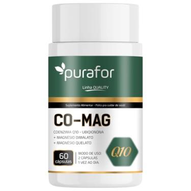 Imagem de Suplemento Co-mag Coenzima Q10 - Ubiqionona + Magnésio Dimalato + Magnésio Quelato