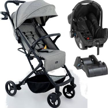 Imagem de Carrinho de Bebe Bebe Conforto Base Galzerano Kira Cinza