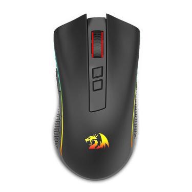Imagem de Mouse Gamer Redragon Cobra Pro RGB, Wireless, Sem Fio, 16000 DPI, 8 Botões Programáveis, Black - P-Unissex