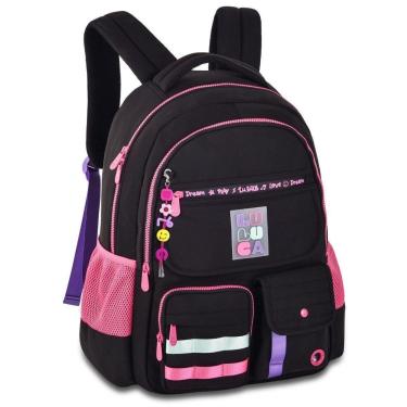 Imagem de Mochila Escolar Bolsa De Costas Menina Notebook Promo Luluca-Feminino