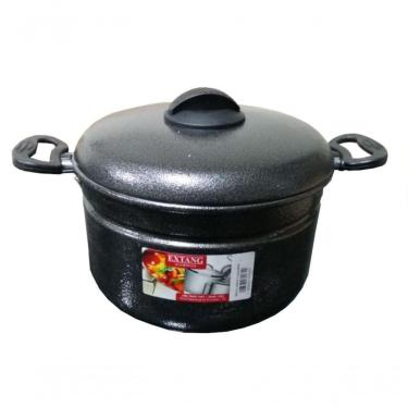 Imagem de Conjunto 2 Em 1 Panela Banho Maria Preta Craqueada Extang