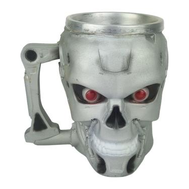 Imagem de Caneca Exterminador Futuro T800 Resina 3D Presente Coleção