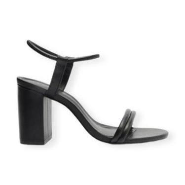 Imagem de Sandalia Salto Alto Bloco Schutz Feminino Preto-Feminino