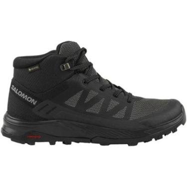 Imagem de Bota Salomon Outrise Mid GTX Feminina - Preta-Feminino
