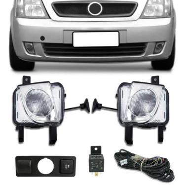 Imagem de Kit Farol de Milha Neblina Chevrolet Meriva 2002 2003 2004 2005 2006 2