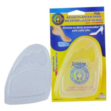 Imagem de Suporte Plantar de Silicone para Metatarsalgia, Palmilha Anatômica Siligel