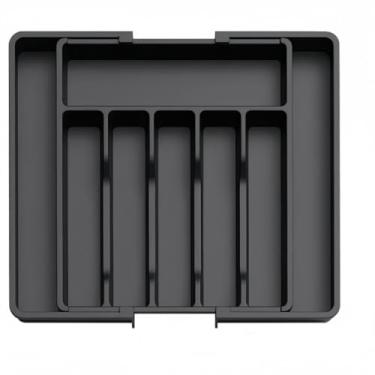 Imagem de EKROTOK Organizador Grande de Gavetas para Talheres, Porta Talheres Organizador Gaveta Ajustável Bandeja Divisor Versátil para Cozinha Ideal Talher Utensílios Facas Suporte Separador