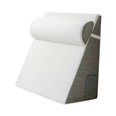 Imagem de Ｂｅｓｇａ Travesseiro de Cunha para Cama, Encosto, Travesseiro Triangular, Elevação de Pernas, Confortável, Lavável