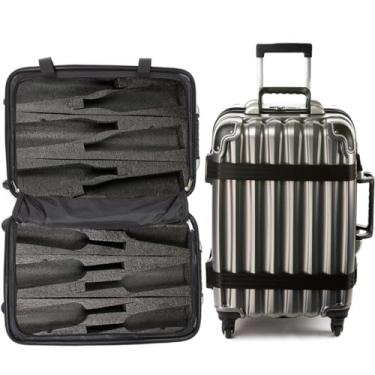 Imagem de Mala para vinho VinGardeValise® Grande – Bagagem de viagem com 12 garrafas, aprovada pela TSA, capa dura durável, espuma à prova de choque, proteção segura para entusiastas e colecionadores, Prata, 12