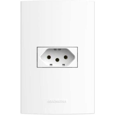 Imagem de Conjunto Tomada 10A 4X2 2P+T Branca Inova Pro 85055 Alumbra