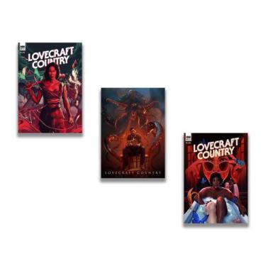 Imagem de Kit 3 Placas Decorativas Lovecraft Country Arte Mdf - To You Yoda