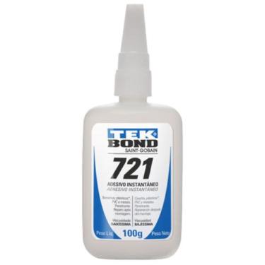 Imagem de Cola Adesiva Instantânea Profissional Incolor 721 TekBond, 100g
