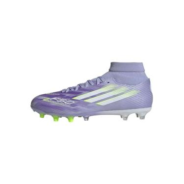 Imagem de adidas Tênis feminino F50 Sparkfusion League Firm Artificial Ground, Tom violeta/limão lúcido/roxo, 34