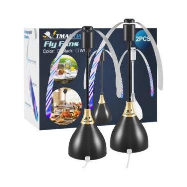 Imagem de Ventiladores USB Para Mesas 2 3pcs Repelente Eficaz De Moscas Com Lâmi