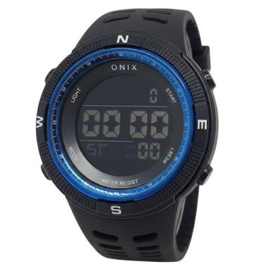 Imagem de Relógio Masculino Onix Digital OX102 Preto e Azul